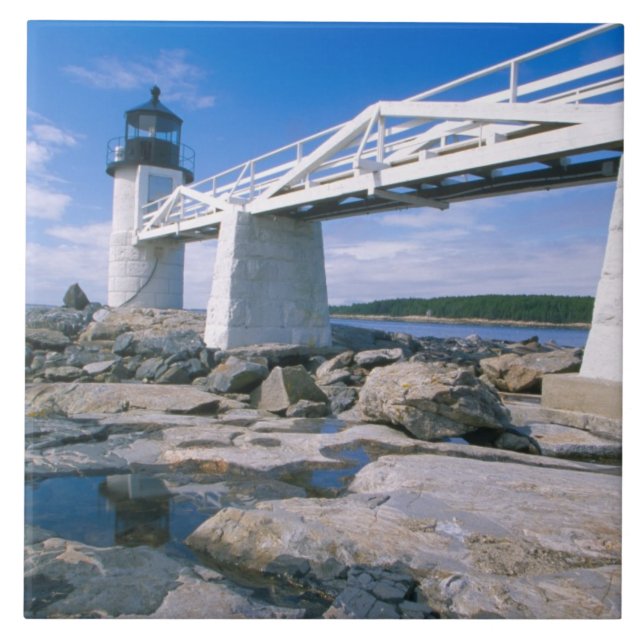 Carreau En Céramique NA, USA, Maine, Port Clyde.  Point Marshall (Devant)