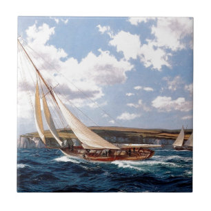 Carreau En Céramique Navigation en mer agitée