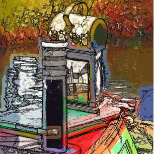 CARREAU EN CÉRAMIQUE NAVIRES