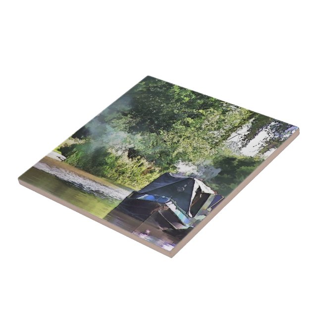 CARREAU EN CÉRAMIQUE NAVIRES (Côté)