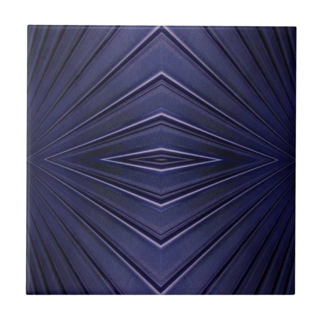Carreau En Céramique Navy Abstract (Devant)