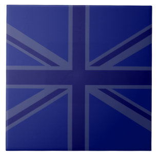 Carreau En Céramique NAvy Blue Union Jack Decor