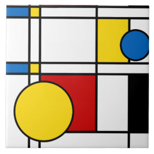 Carreau En Céramique Néo-Plasticisme No 4 Carrelage d'art