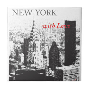 Carreau En Céramique New York avec amour