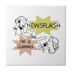Carreau En Céramique Newsflash Je suis un cadeau Gamma