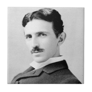 Carreau En Céramique Nikola Tesla Portrait