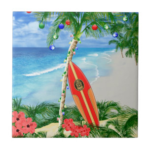 Carreau En Céramique Noël de plage
