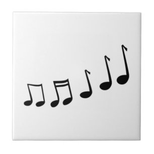 Carreau En Céramique Notes musicales