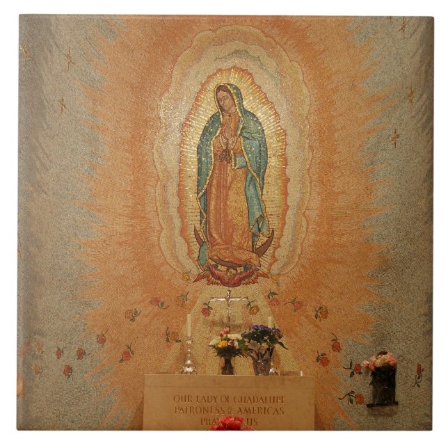 Carreau En Céramique Notre Madame de Guadalupe (Devant)