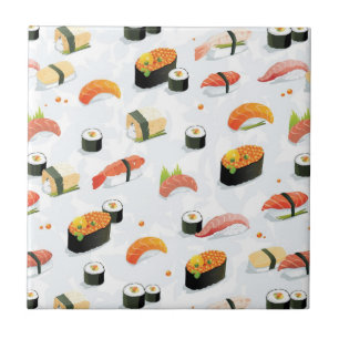 Carreau En Céramique Nourriture japonaise :Sushi Motif
