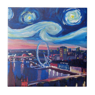 Carreau En Céramique Nuit étoilée à Londres