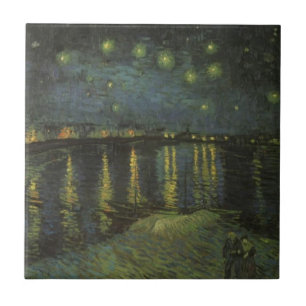 Carreau En Céramique Nuit étoilée sur le Rhône