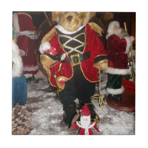 Carreau En Céramique Nutcracker Teddy Bear Collection de Noël