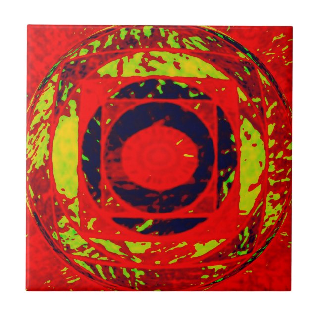 Carreau En Céramique OEil inversé par Mark Pettinelli (Devant)
