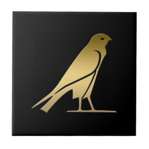 Carreau En Céramique Oiseau égyptien antique - déesse Nekhbet