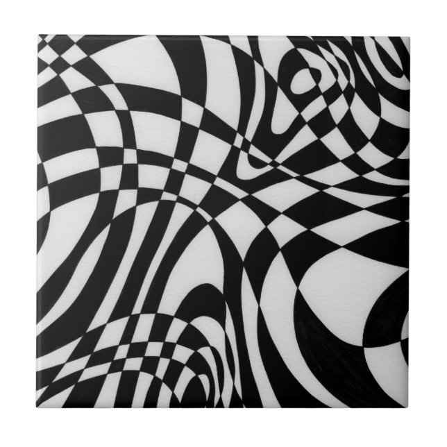 Carreau En Céramique Optique #1 par Michael Moffa (Devant)