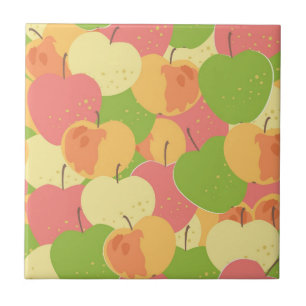 Carreau En Céramique Ornement avec des pommes