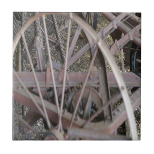 Carreau En Céramique Outils antiques de ferme