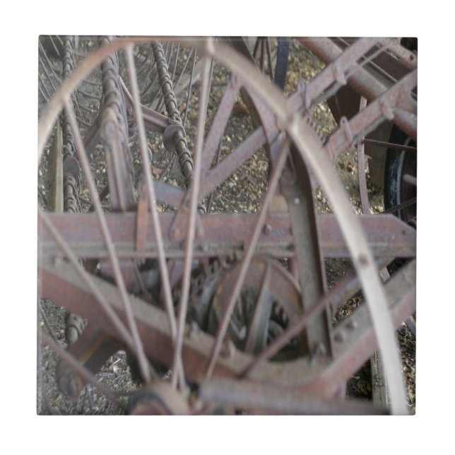 Carreau En Céramique Outils antiques de ferme (Devant)