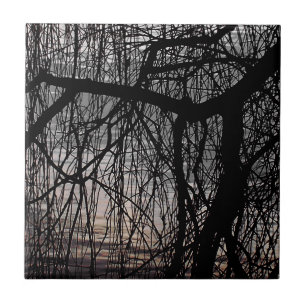 CARREAU EN CÉRAMIQUE OUVRIR DES ARBRES SAUVAGES