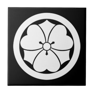 Carreau En Céramique Oxalis avec épées en cercle