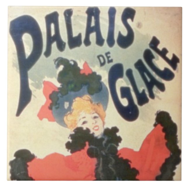 Carreau En Céramique Palais de Glace, champions Elysees, Paris, 1894 (Devant)