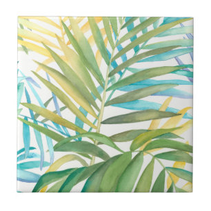 Carreau En Céramique Palmettes tropicales