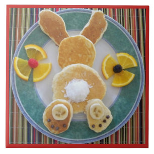 Carreau En Céramique Pancake Rabat Petit-Déjeuner Fun Designer Tile Tr