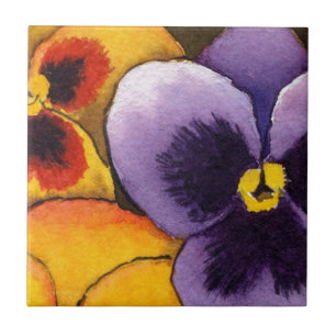 Carreau En Céramique "Pansy #1" Cuisine Jardin Carrelage céramique