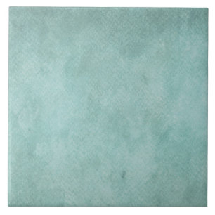 Carreau En Céramique Papier d'aquarelle bleu Aqua Turquoise Texture col