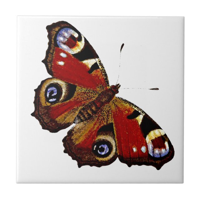 Carreau En Céramique Papillon (Devant)