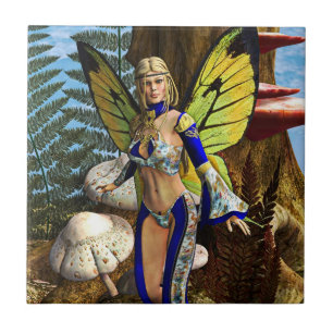 Carreau En Céramique Papillon de fée