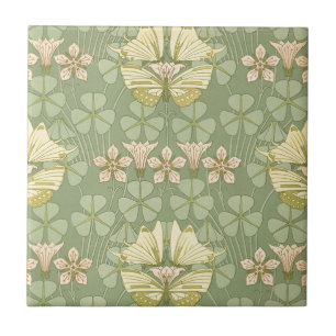 Carreau En Céramique Papillons de nouveau d'art