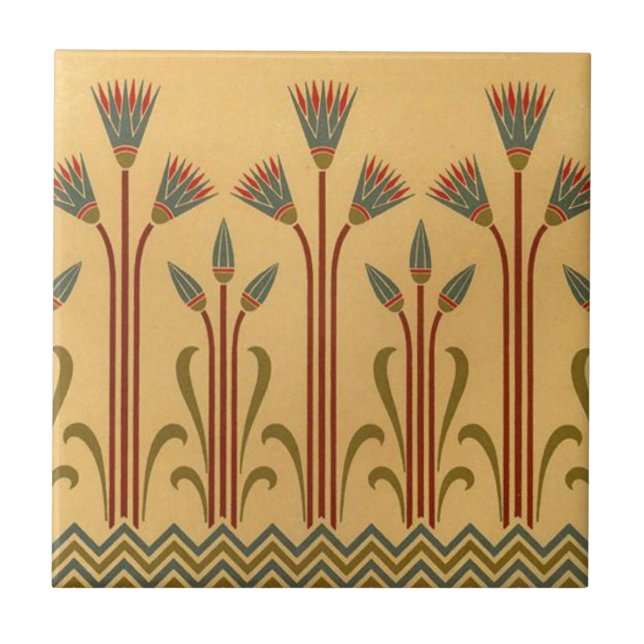 Carreau En Céramique Papyrus (Devant)