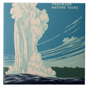 Carreau En Céramique Parc national de Yellowstone