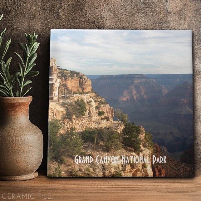 Carreau En Céramique Parc national du Grand Canyon Souvenir (Custom Tile)