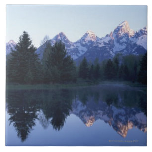 Carreau En Céramique Parc national grand de Teton, chaîne de Teton,