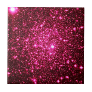 Carreau En Céramique Parties scintillant astrale rose chaud