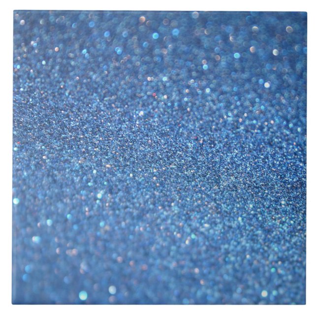 Carreau En Céramique Parties scintillant Bleue Style brillant (Devant)