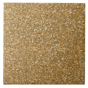 Carreau En Céramique Parties scintillant Gold Glam Faux