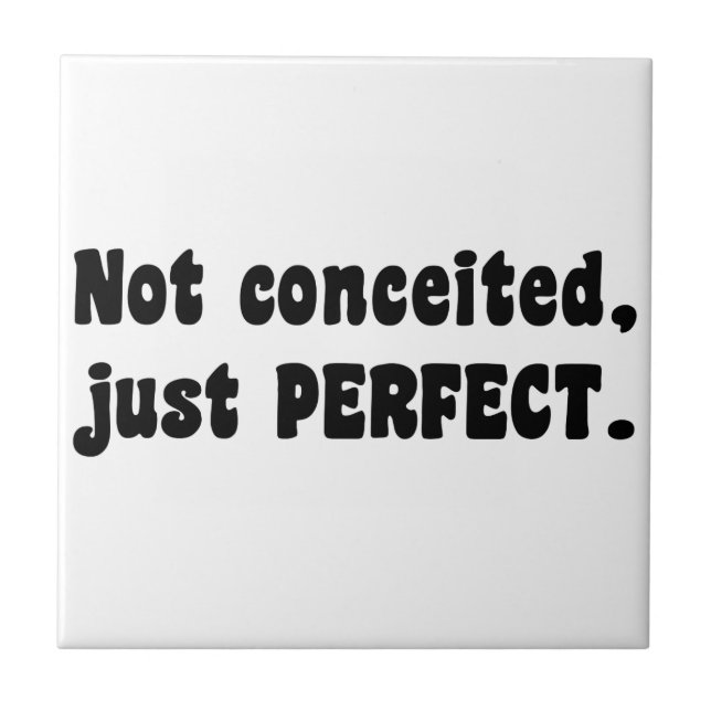 Carreau En Céramique Pas Concédé, Juste Parfait (Devant)