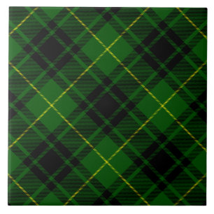 Carreau En Céramique Pâte verte de tartan MacArthur