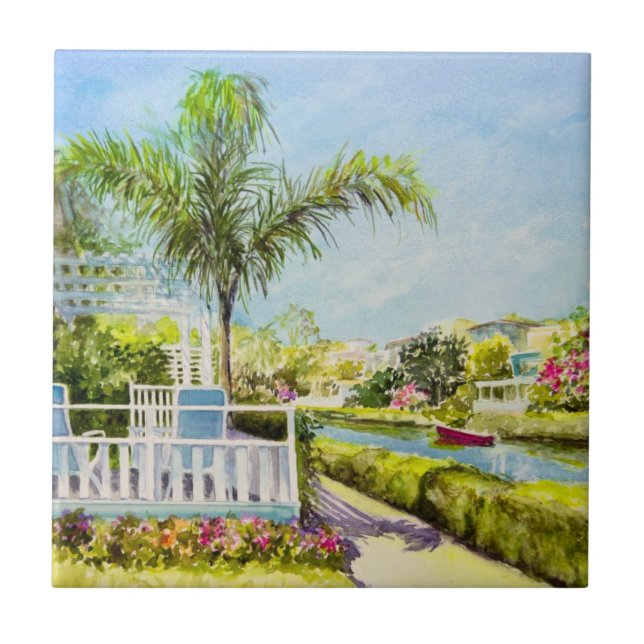 Carreau En Céramique Patio de canal (Devant)