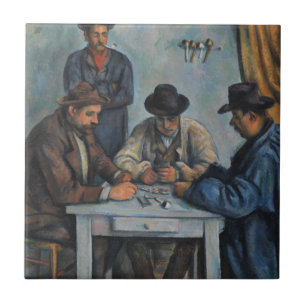 Carreau En Céramique Paul Cezanne les joueurs de carte