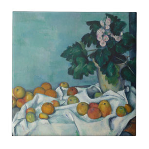 Carreau En Céramique Paul Cezanne Vie morte avec des pommes et un pot