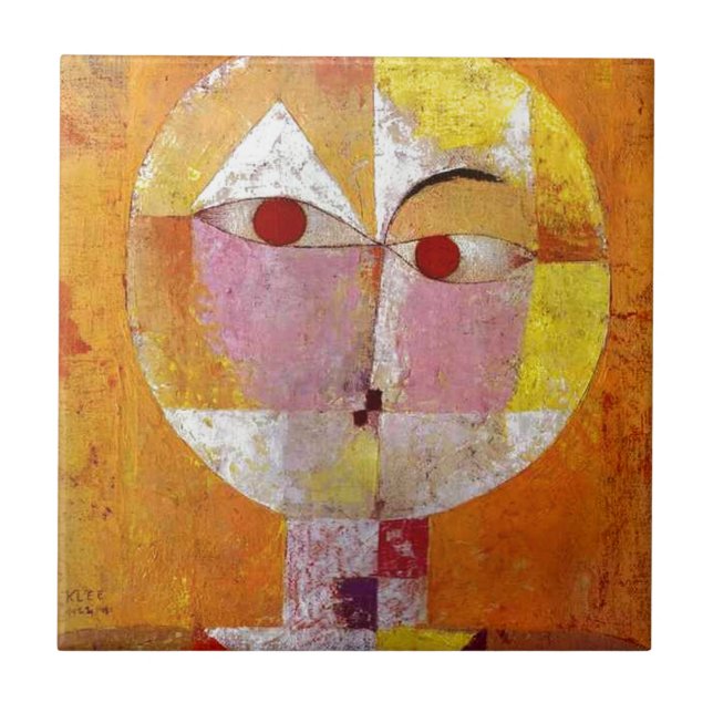 Carreau En Céramique Paul Klee Senecio Peinture (Devant)