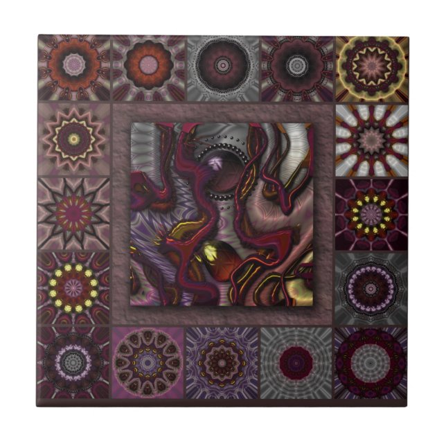 Carreau En Céramique Pays obscurci (Devant)