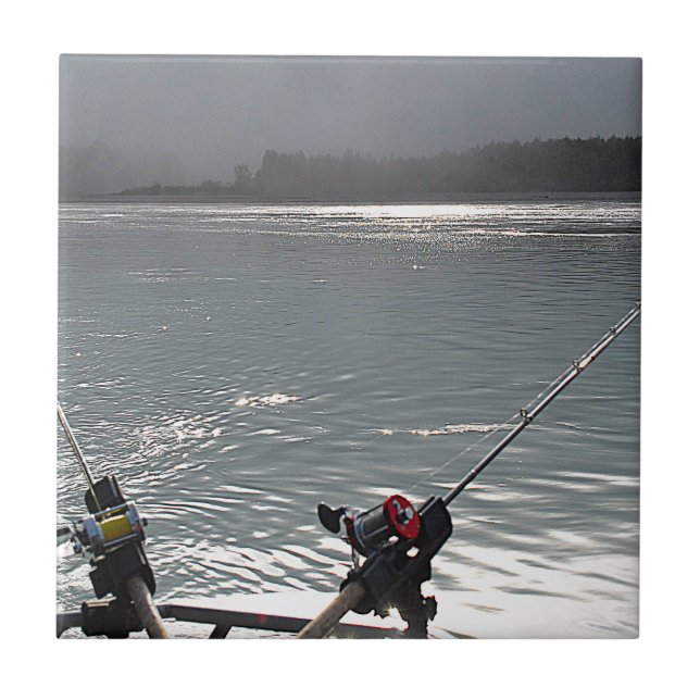 Carreau En Céramique Pêche terminée Pas De Travail Aujourd'Hui (Devant)
