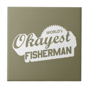 Carreau En Céramique Pêcheur le plus Okayest dans le monde