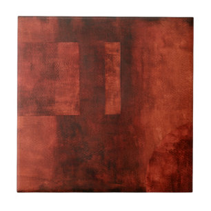 Carreau En Céramique Peinture cramoisie profonde avec des formes